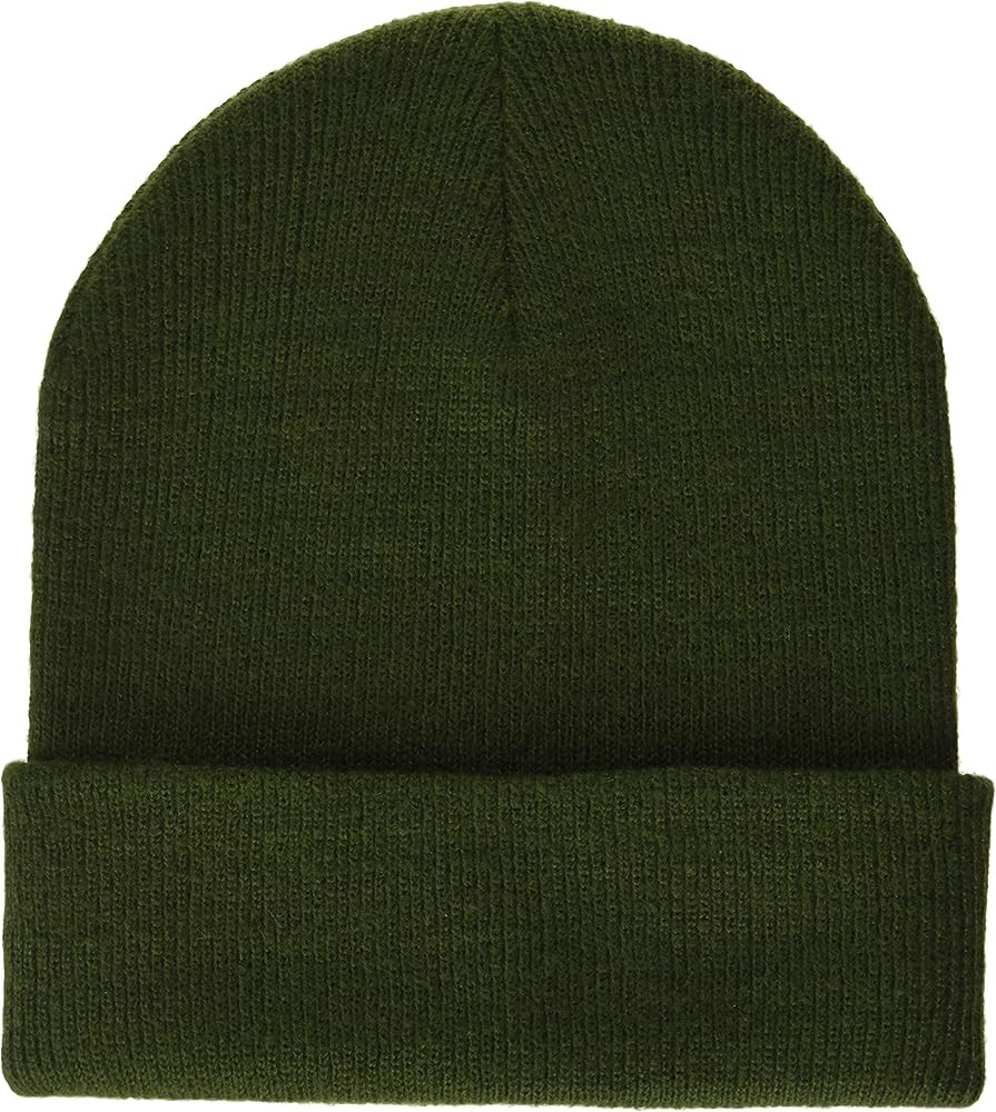 Amazon Essentials Unisex Adults' Rib Knit Cuffed Beanie | Amazon (US)
