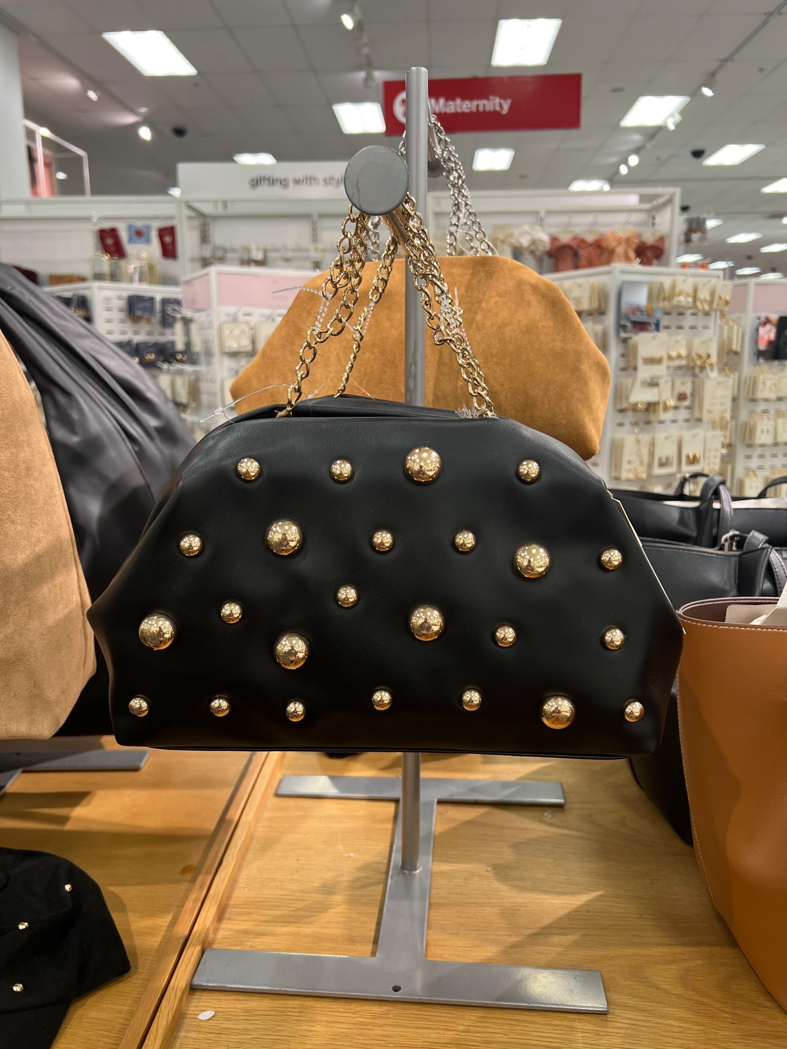 Chic black studded handbag! 

black studded handbag, black studded purse, black clutch bag, gold studded bag, chain strap handbag, evening clutch, trendy handbags, edgy chic purse, black and gold bag, statement handbag, night out purse, party bag, designer inspired bag, fashion handbag, stylish clutch

#LTKFindsUnder100 #LTKStyleTip #LTKItBag