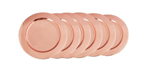 Old Dutch Hammered Copper Charger Plates, 13", Set of 6, Model Number: OS866 | Amazon (US)