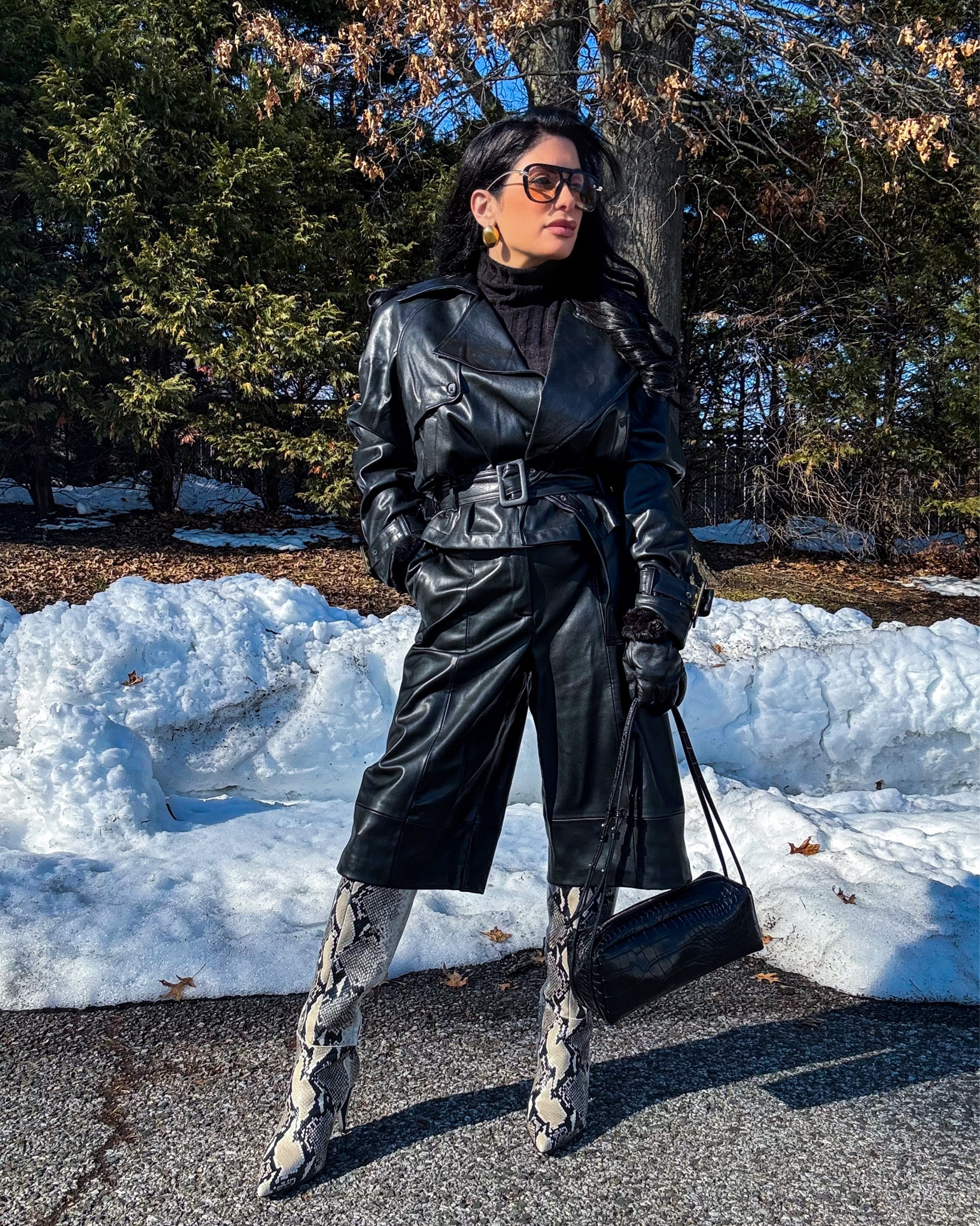 A good transitional winter to spring fit🖤

#LTKootd #LTKSeasonal #LTKPetite