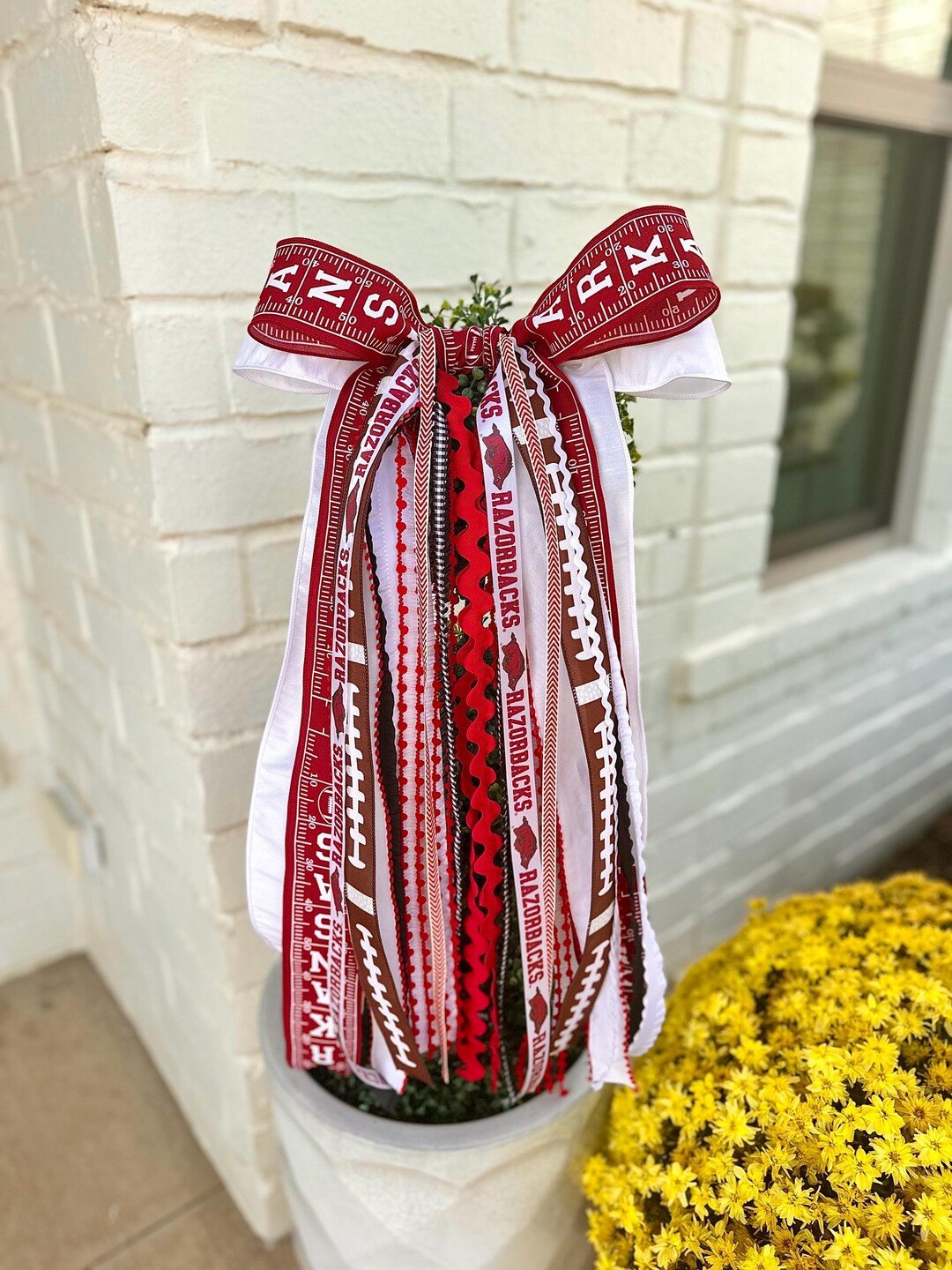 Arkansas Razorback BowBin: Hogs Football Tailgate Decor | Etsy (US)