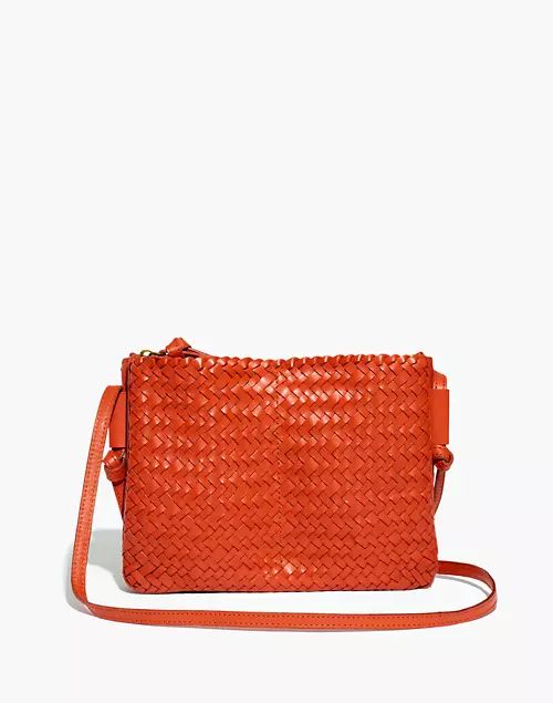 The Knotted Crossbody Bag in Woven Leather | Madewell