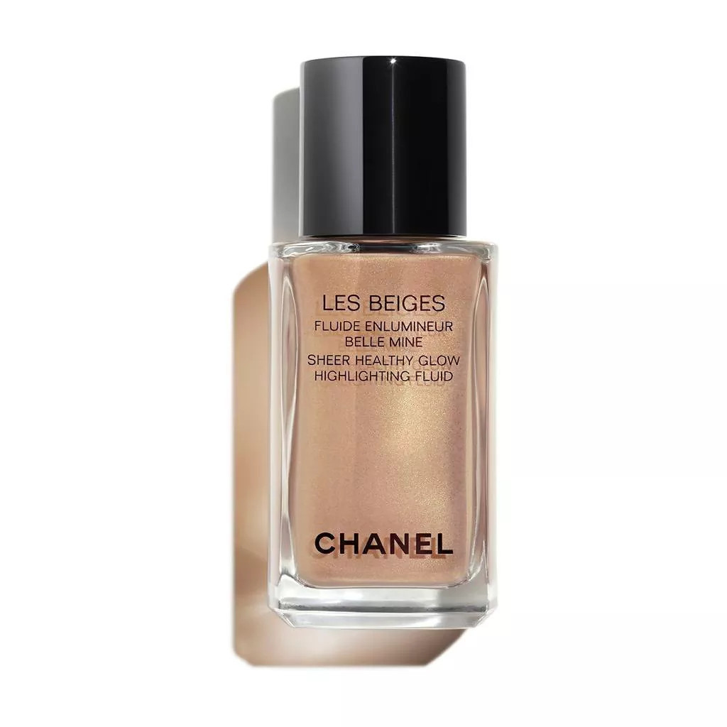 CHANEL Les Beiges Healthy Glow Sheer Highlighting Fluid for Face and Body, 30ml | John Lewis (UK)
