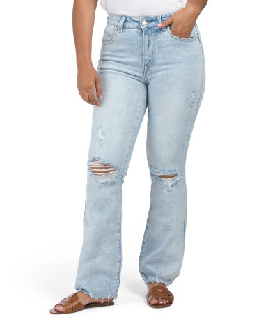 Destructed Bootcut Jeans For Women | TJ Maxx