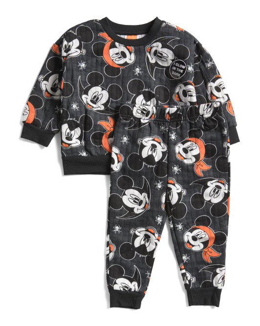 Toddler Boys 2pc Glow In The Dark Fleece Set | TJ Maxx