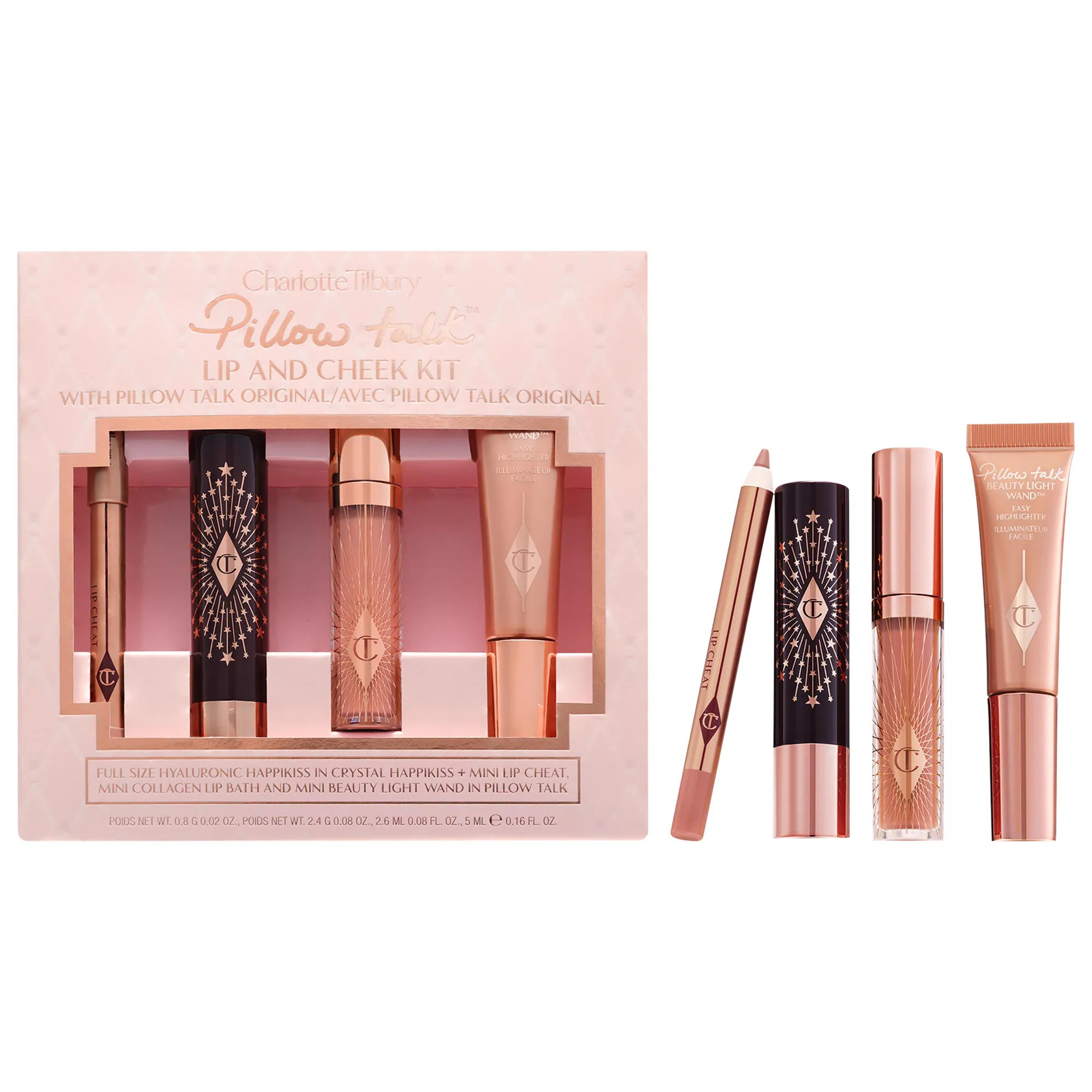 Charlotte Tilbury Pillow Talk Iconic Lip and Cheek Secrets Set Original | Sephora (US)