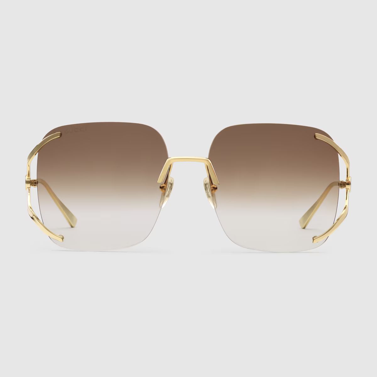 Square metal sunglasses | Gucci (US)