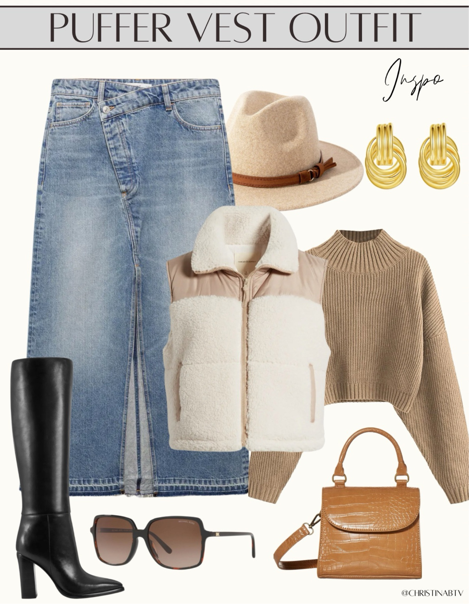 Puffer vest outfit

Fall outfit. Cream puffer vest. Fall look. Denim midi skirt.

#LTKShoeCrush #LTKSeasonal #LTKStyleTip