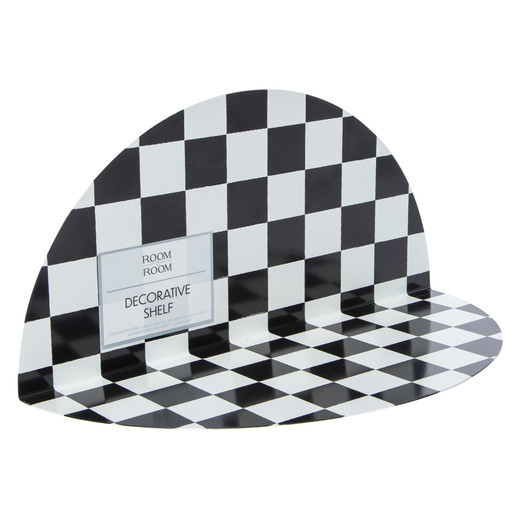 checkered wall shelf 12in x 5.9in | Five Below