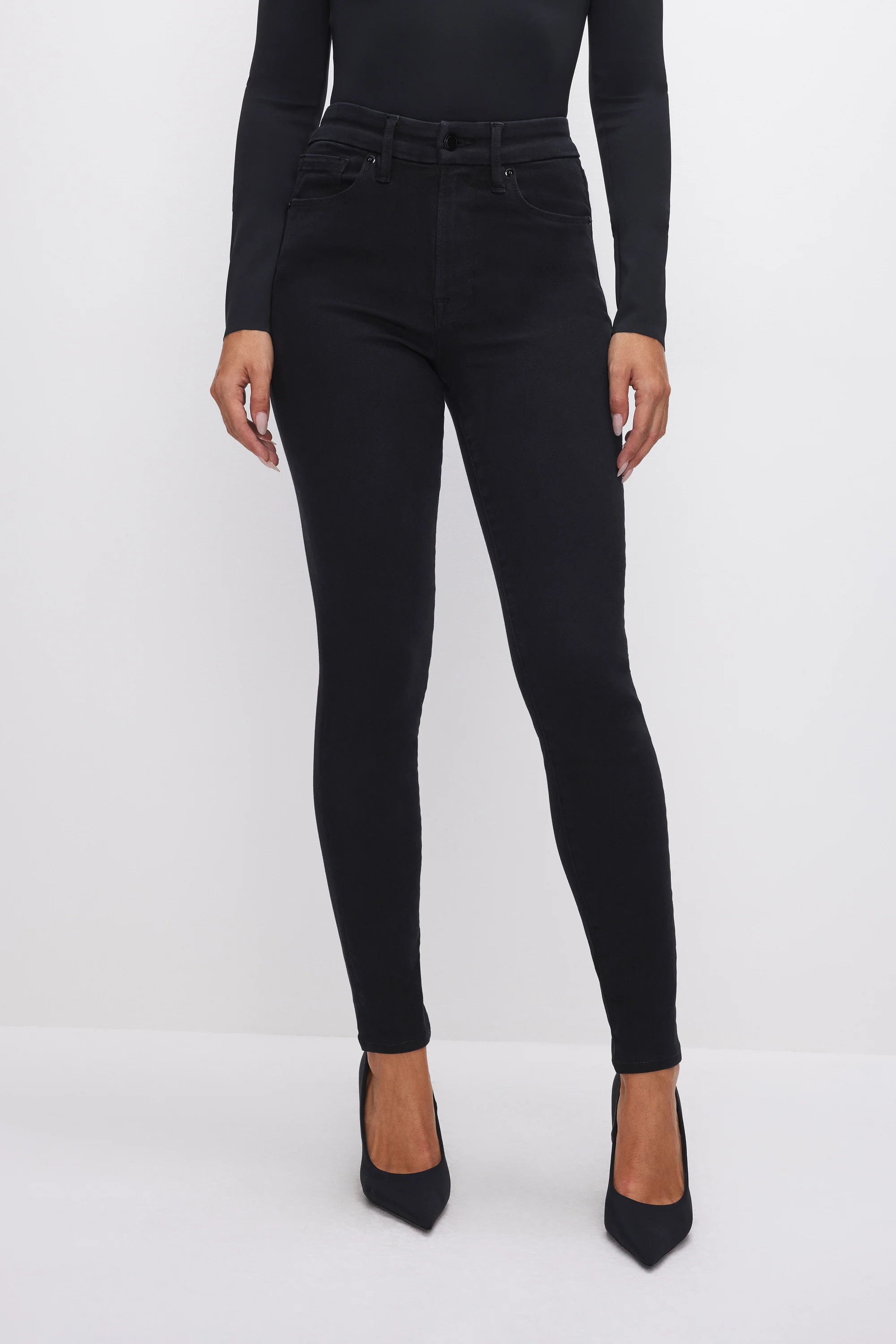 ALWAYS FITS GOOD LEGS SKINNY JEANS | BLACK165 - GOOD AMERICAN | Good American
