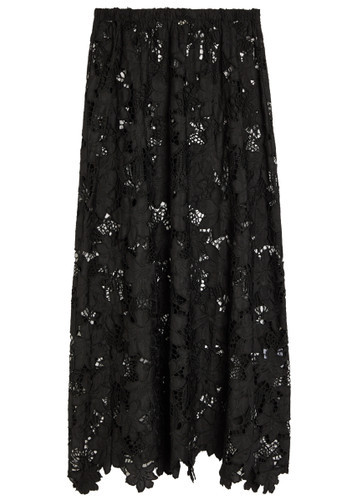 LS MARGUAX LACE MAXI SKIRT_73266_BLAC | Harvey Nichols
