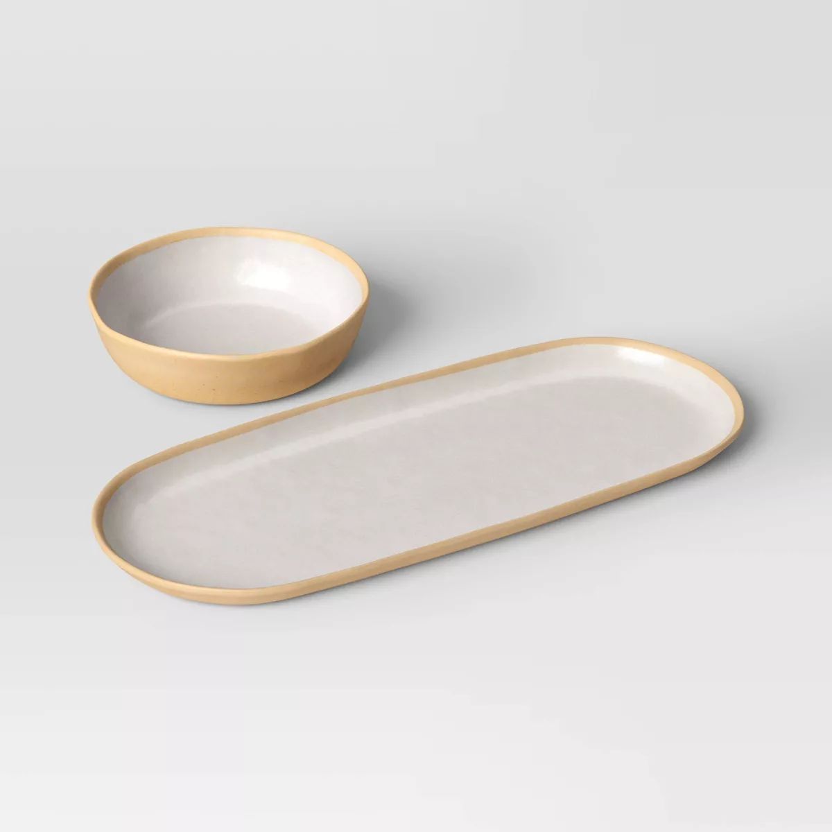 Melamine Serving Platter Set Ivory - Threshold™ | Target