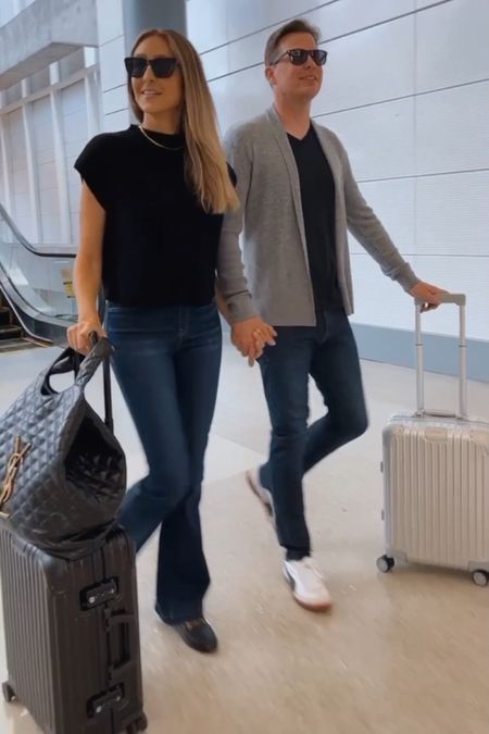 Couples airport outfit ideas 
Comfortable and stylish looks 


#LTKfamily #LTKstyletip #LTKtravel