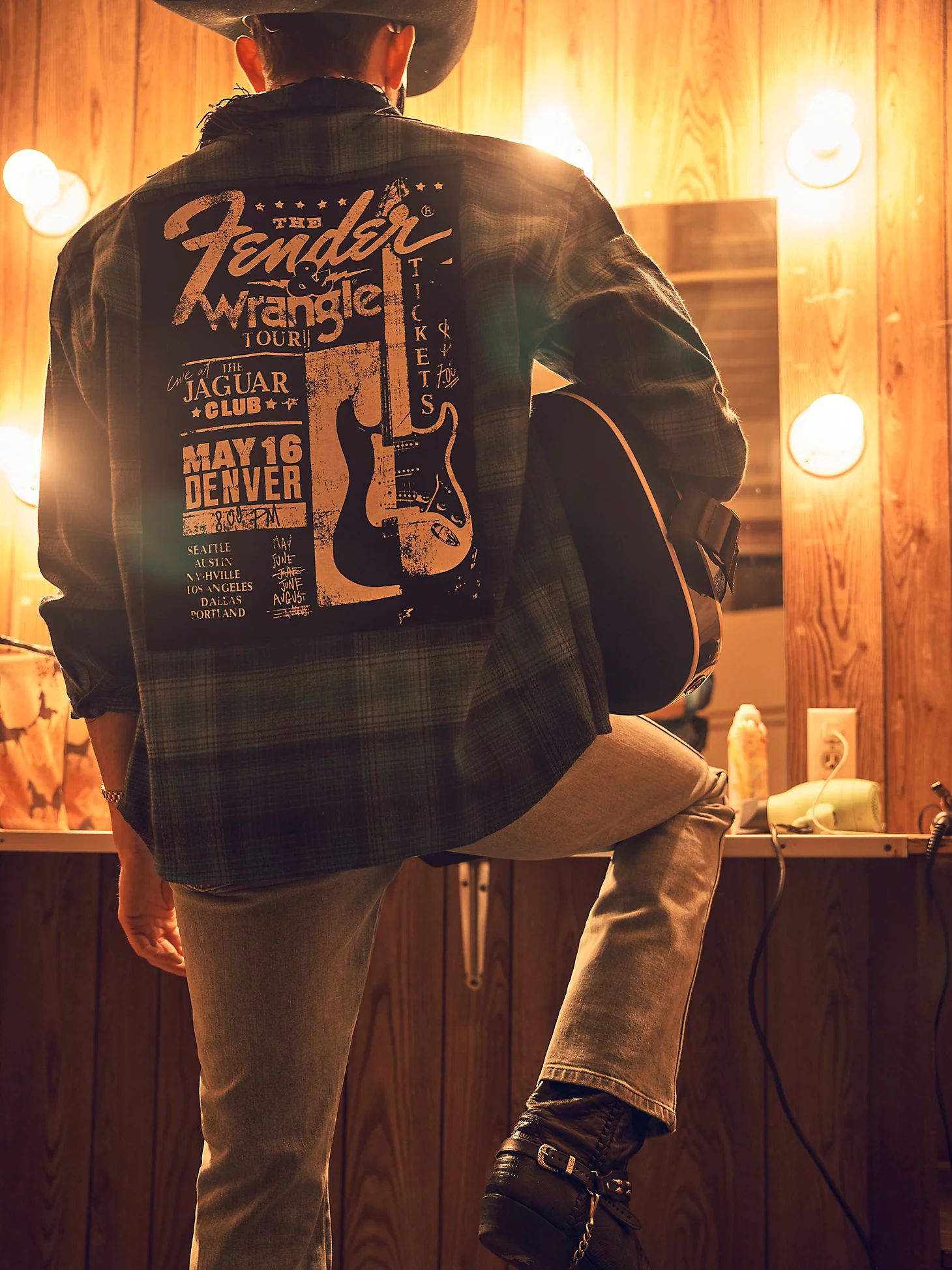 Wrangler x Fender Men's Oversized Tour Shirt | Men's SHIRTS | Wrangler® | Wrangler