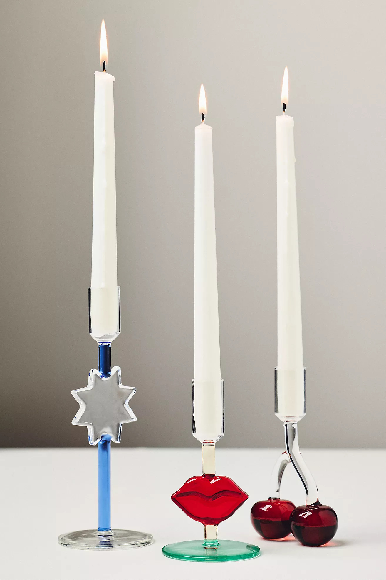 Ceci Glass Candle Holder | Anthropologie (US)