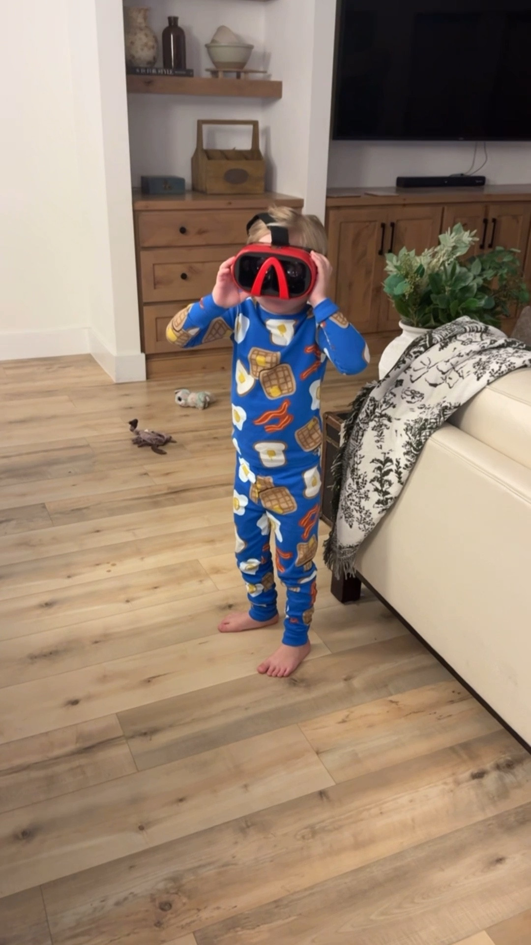 Cutest pajamas!! Brayton is wearing a size 6, I would say to size up one size, they shrink a bit and are fitted without much stretch 

#LTKSaleAlert #LTKKids #LTKmomlife