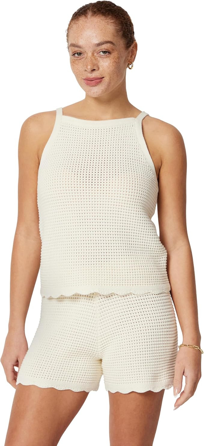 Amazon Essentials x Sofia Grainge Mommy & Me Cotton Crochet Sweaters & Tank Sets | Amazon (US)