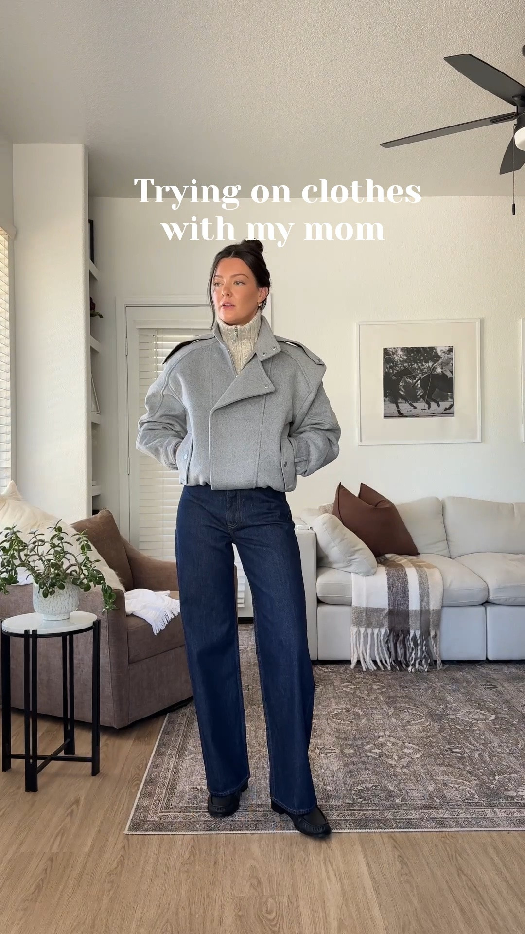Trying on my new clothes with my mom!! 
Abercrombie sale! Up to 30% off sweaters and sweatshirts PLUS and EXTRA stackable 20% off with code AFLTK for two days only!