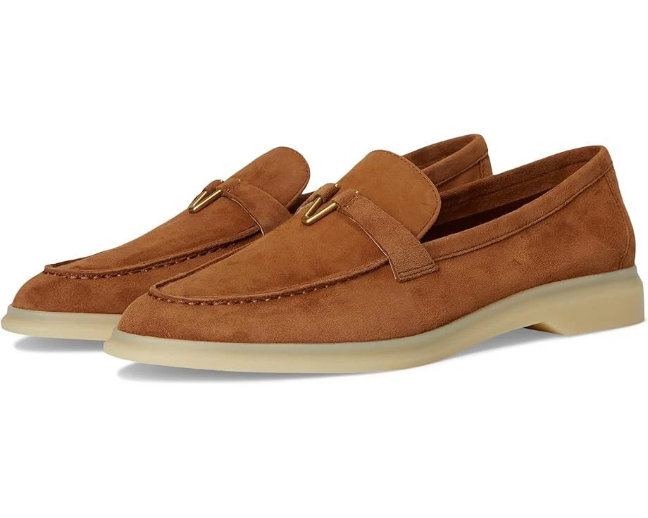Women's Veronica Beard Ailey Shoes Hazelwood Suede Slip On Loafers VER400 | Shop Simon