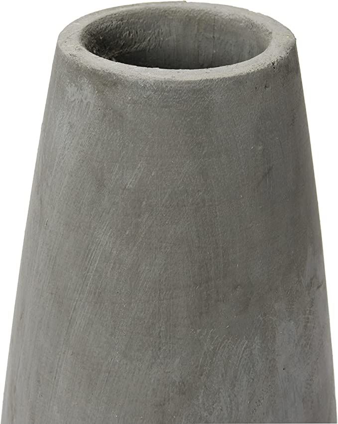 Creative Co-Op Paulownia Wood Grey Wash Vase | Amazon (US)