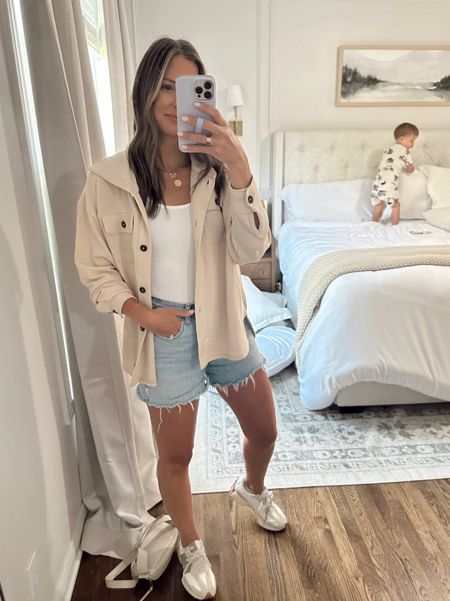 Walmart $20 shacket casual early fall outfit idea 



#LTKstyletip #LTKSeasonal #LTKFind