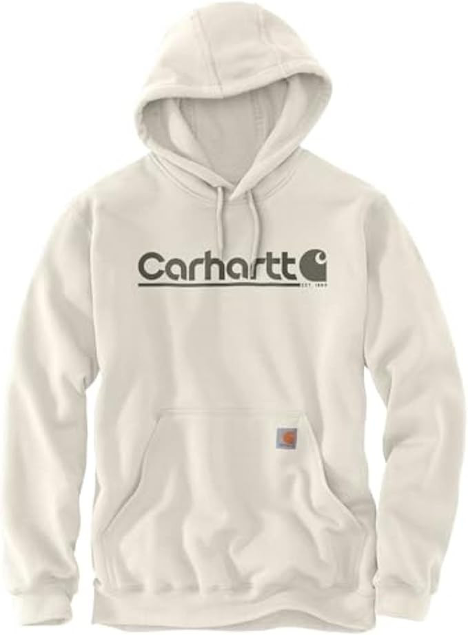 Carhartt Men's Rain Defenderloose Fit Midweight Logo Graphic Sweatshirt | Amazon (US)