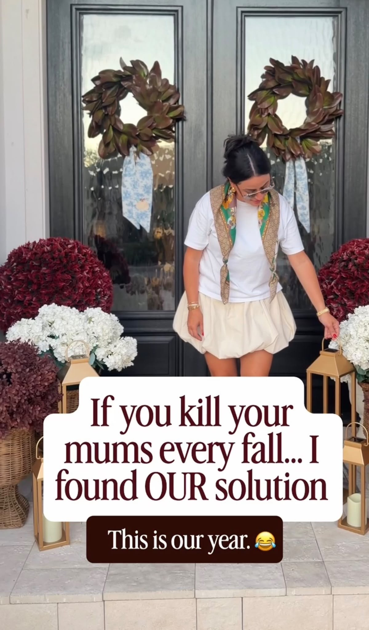 😂🍂 If you kill your mums every fall, PLEASE tell me I'm not alone! This year, we're trying something different. 🤎 If you love a beautiful fall porch but struggle to keep your mums looking good, this might be the solution we've been waiting for!

Shop my fall porch favorites on LTK! 🛍️

Follow @miriamobrien on Instagram + TikTok for seasonal decorating, home finds, and more! 🤍

#LTKHome #LTKSeasonal #FallDecor #FallPorchDecor #MumFlowers #FallPorch #AutumnDecor #FrontPorchInspo #AmazonHome #HomeDecorFinds