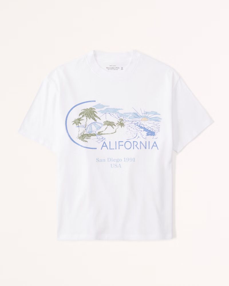 Graphic Easy Tee | Abercrombie & Fitch (US)