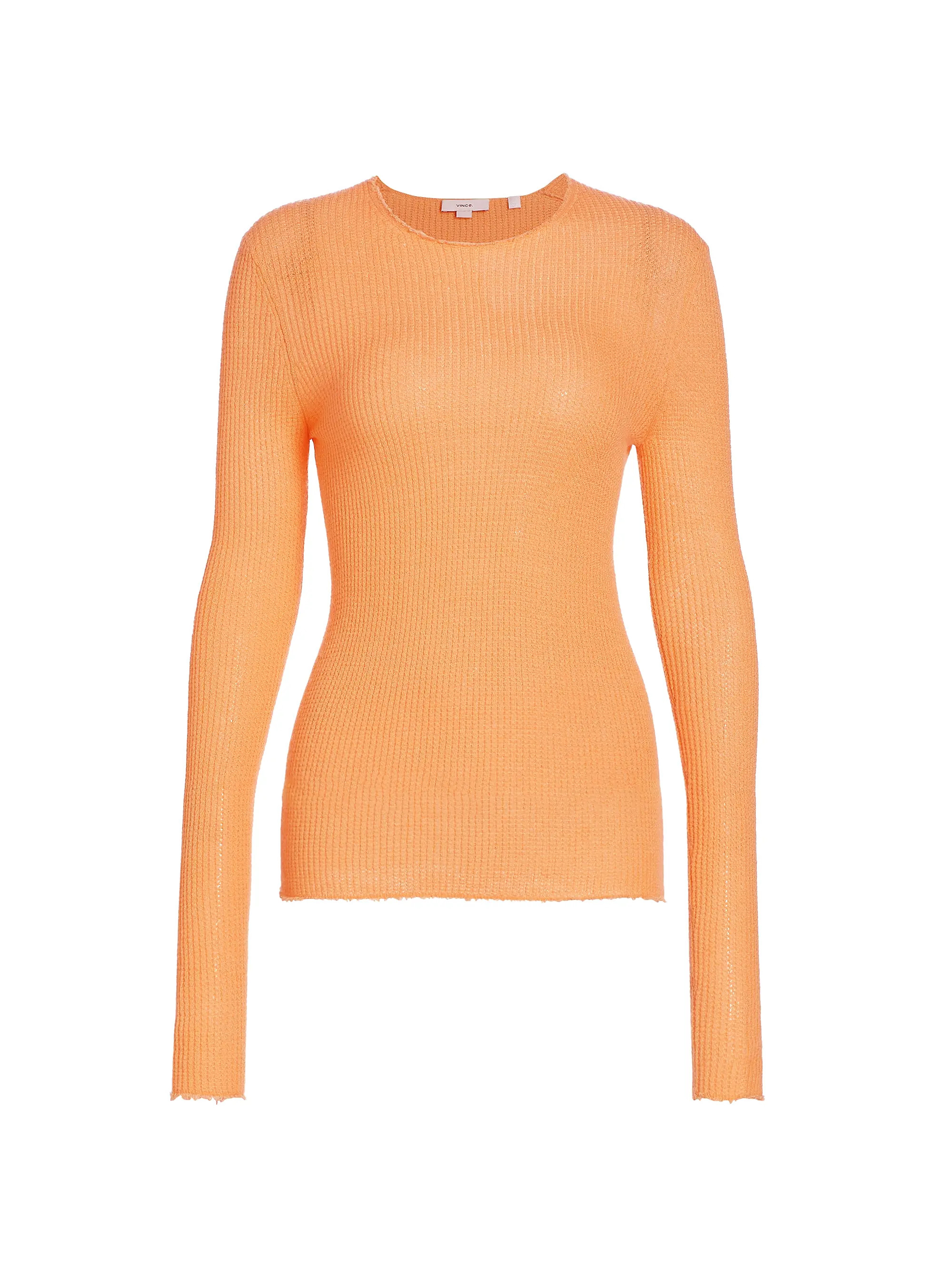 Waffled Cashmere & Silk Sweater | Saks Fifth Avenue