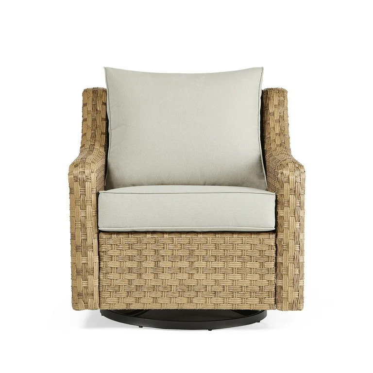 Better Homes & Gardens River Oaks 2 Piece Swivel Glider with Patio Cover | Walmart (US)