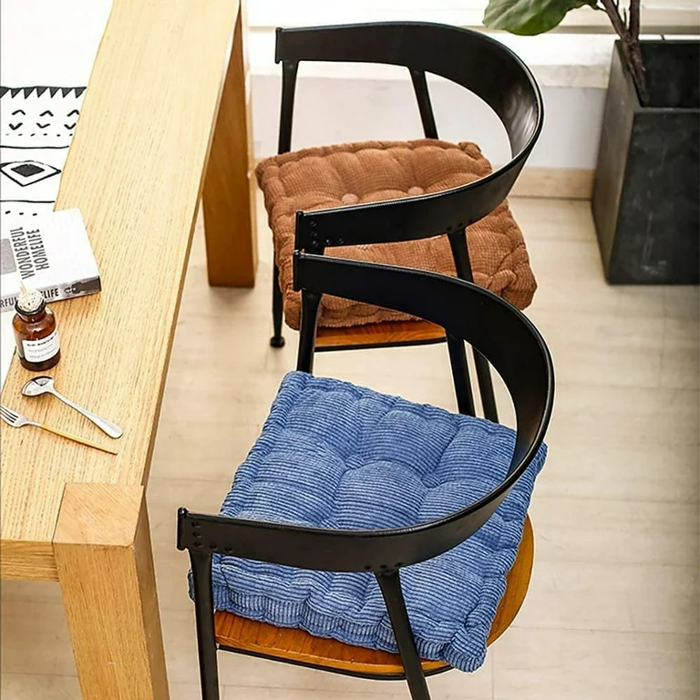 18x18 inches Square Chair Cuhsion Thicken Tufted Seat Cushion Pad Floor Pillows for Dining Chair ... | Walmart (US)