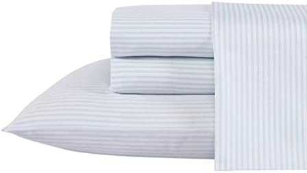 Laura Ashley - Queen Sheet Set, Buttery-Soft Bed Sheets with a Naturally Silky Smooth Cotton Sate... | Amazon (US)