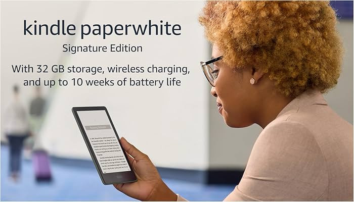 Amazon Kindle Paperwhite Signature Edition (32 GB) – With auto-adjusting front light, wireless ... | Amazon (US)