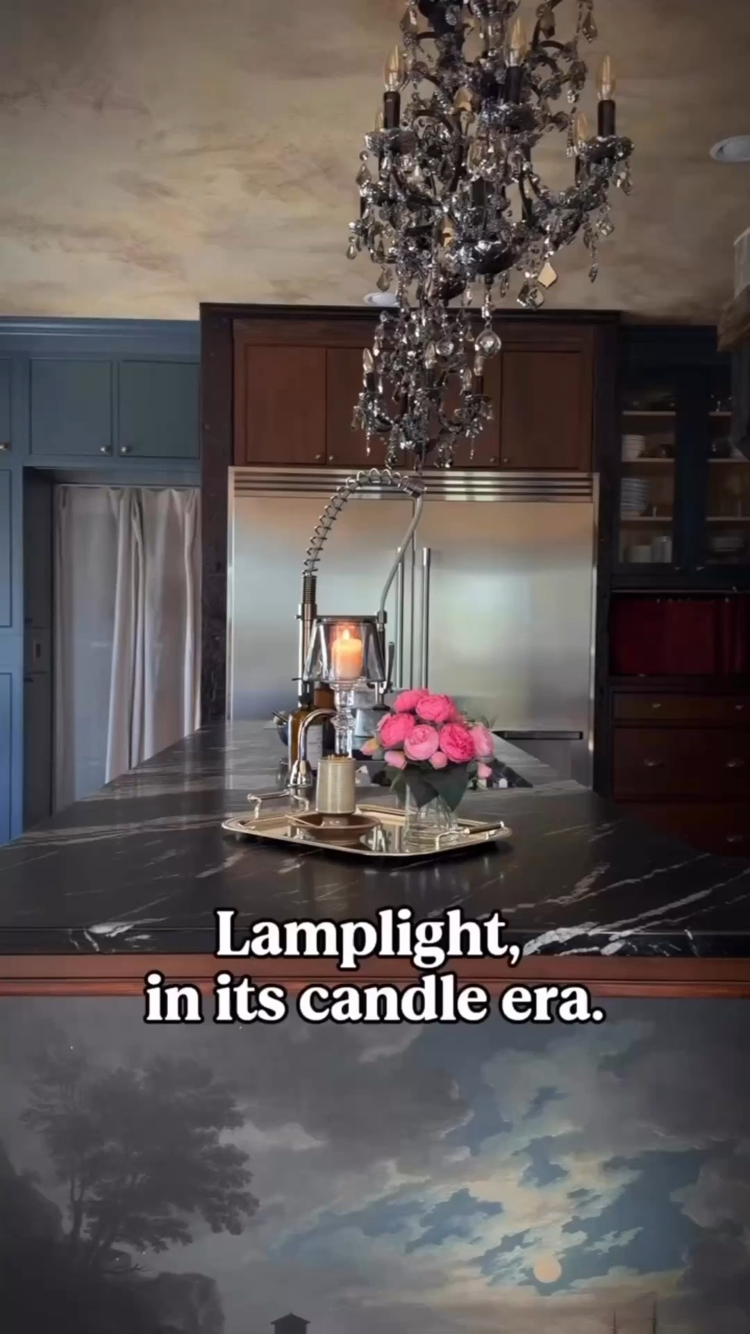 In your candlelight era with a beautiful glass lamp shaped candle holder that casts the softest glow. Delicate, romantic, and timeless, it turns any moment into something a little more magical. ✨🕯️ 

#CandlelightEra #GlassDecor #MoodyLighting #RomanticHome #TimelessStyle #HomeDecor #DesignDetails #callsigndesign