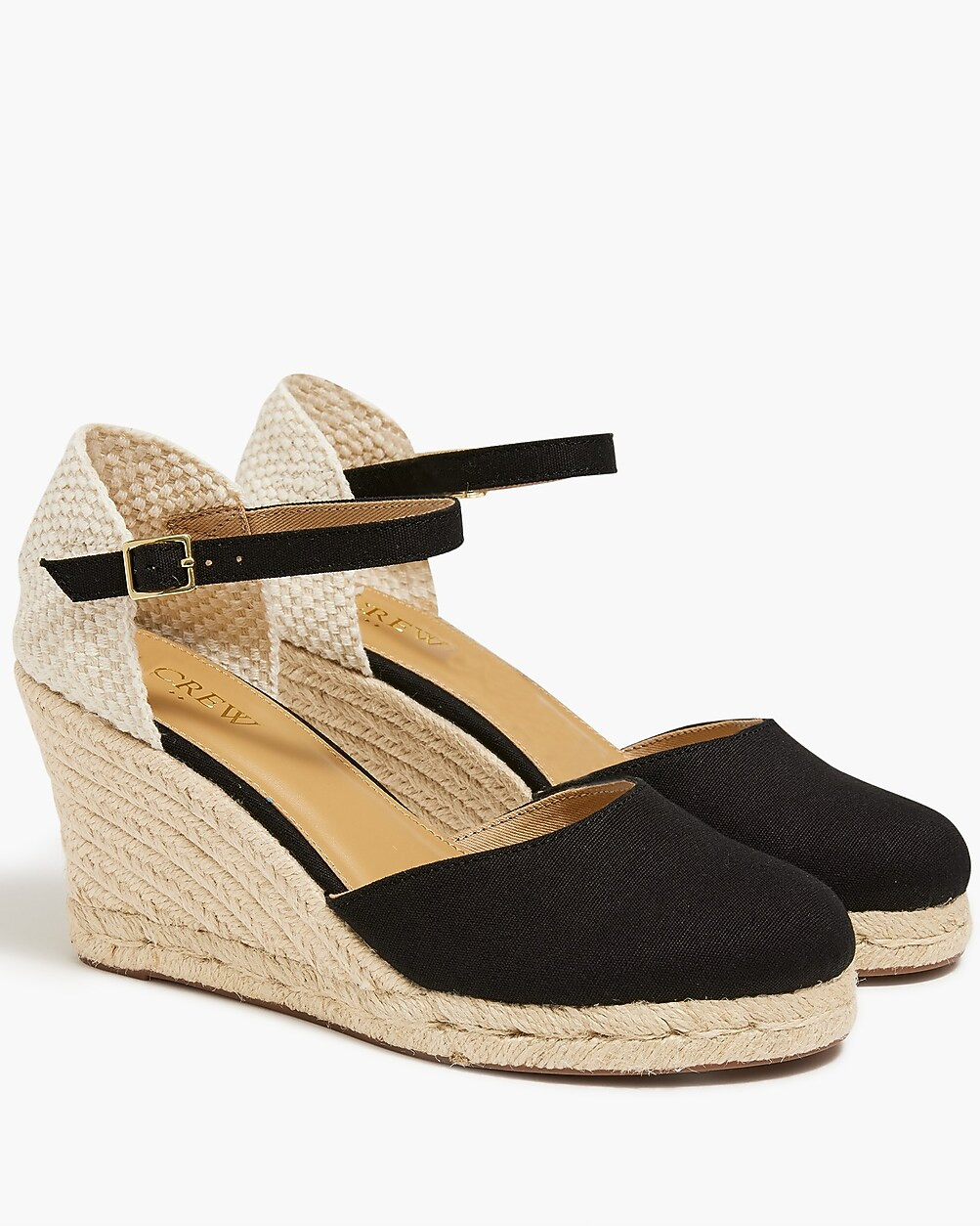 Ankle-strap espadrille wedges | J.Crew Factory