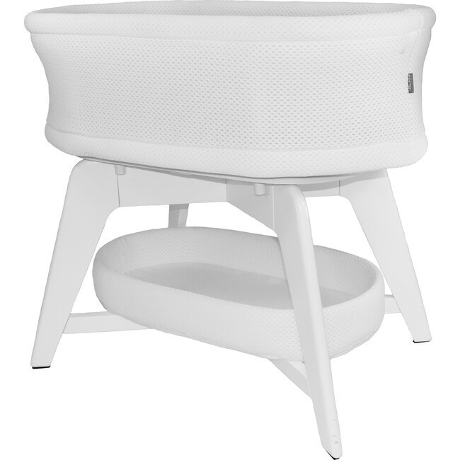 Bassinets | Evi Smart Bassinet, White on TruBliss | Maisonette | Maisonette