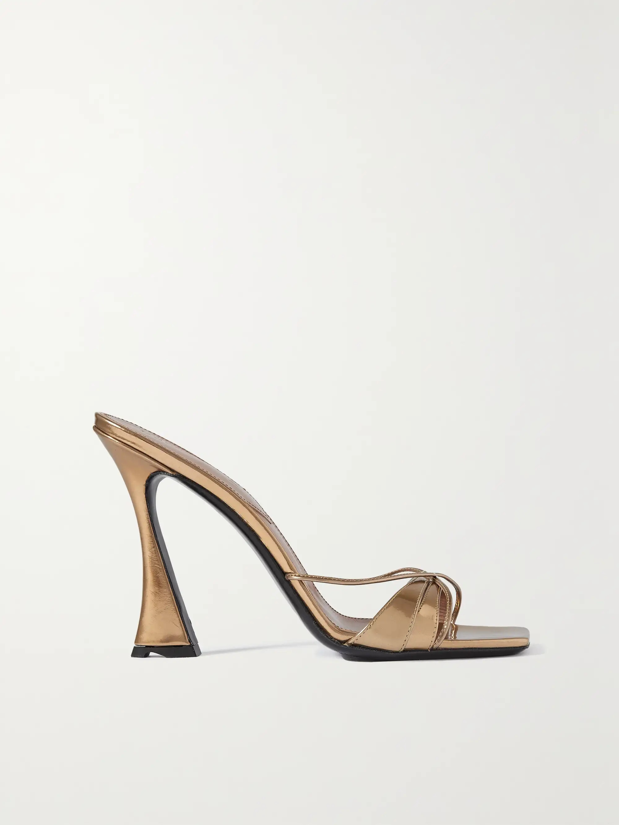 Lust metallic leather mules | NET-A-PORTER (UK & EU)
