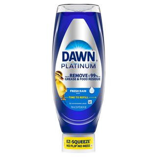 Dawn Platinum Ez-Squeeze 24.3 oz. Fresh Rain Scent Dish Soap 003077205207 - The Home Depot | The Home Depot