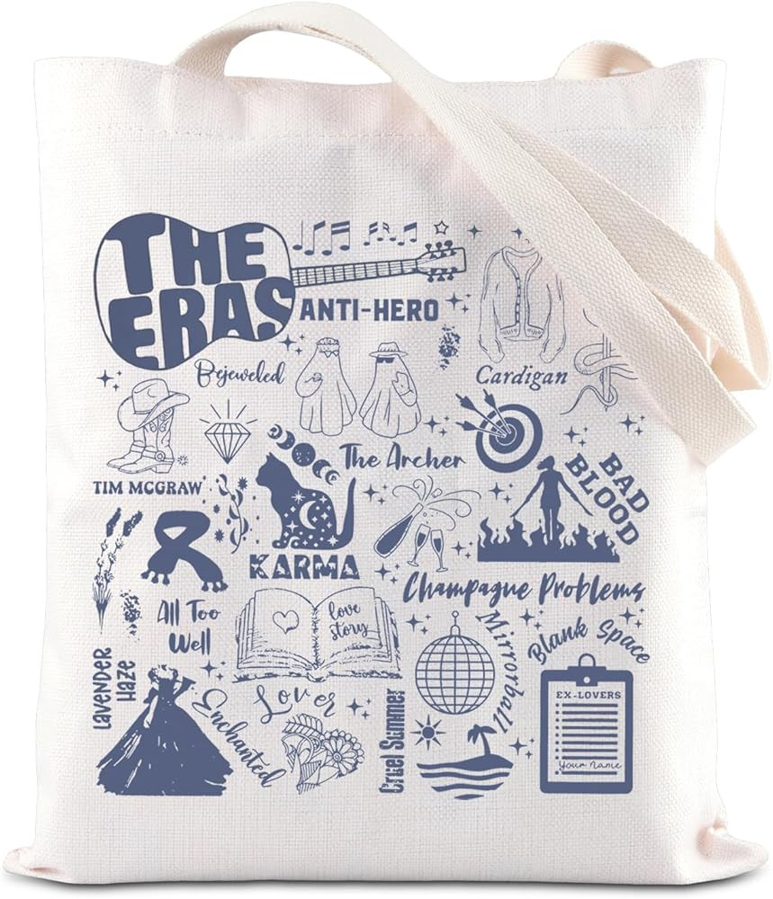 TGBJE Singer Fan Gift Singer Concert Tour Tote Bag Music Lovers Gifts Song Lovers Gift Album Insp... | Amazon (US)