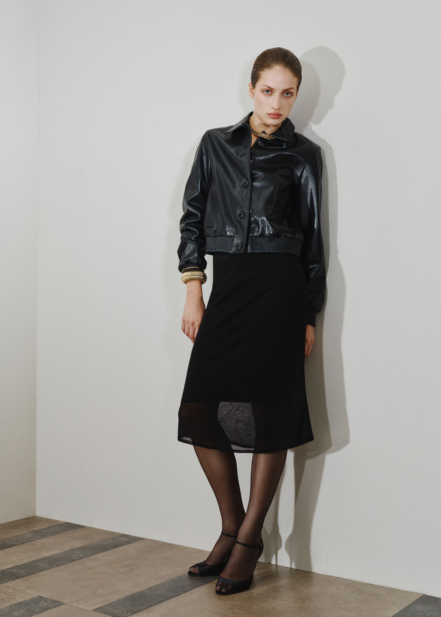 Ribbed midi skirt - Women | MANGO United Kingdom | MANGO (UK)