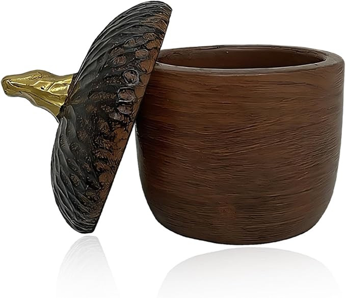 Acorn Resin Box Decor,Acorn Decor Vintage Trinket Box Small Storage Jar With Lid, Candy Snack Nut... | Amazon (US)