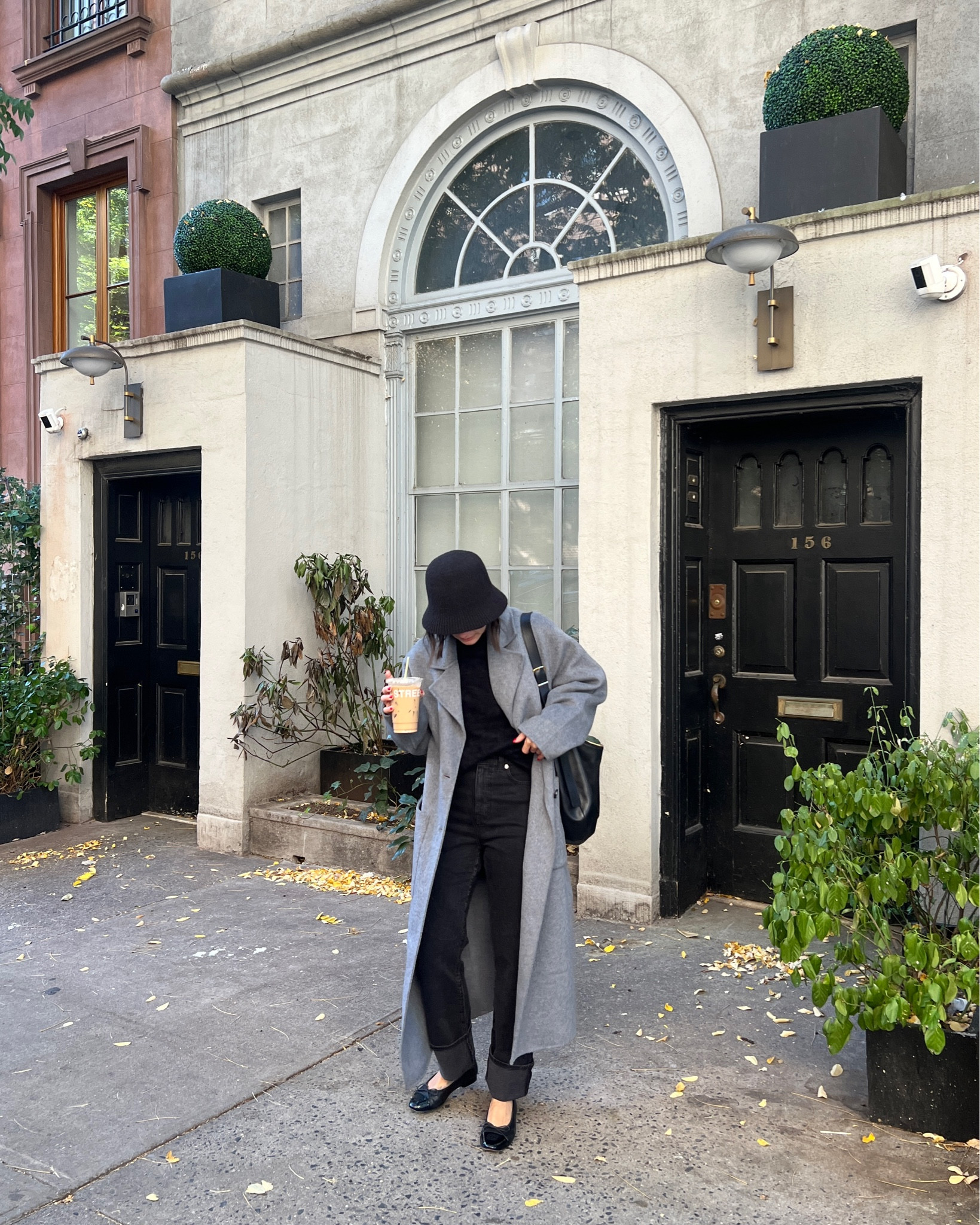 Straight leg jeans, cuffed jeans, sweater, jacket, coats, long coat, petite style, winter fashion, nyc fashion, casual style, casual outfit, ballet flats

#LTKStyleTip #LTKFindsUnder100