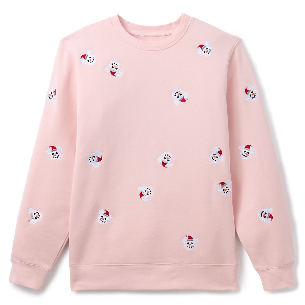 Mickey Mouse Icon Snowman Pullover Sweatshirt for Adults | Disney Store
