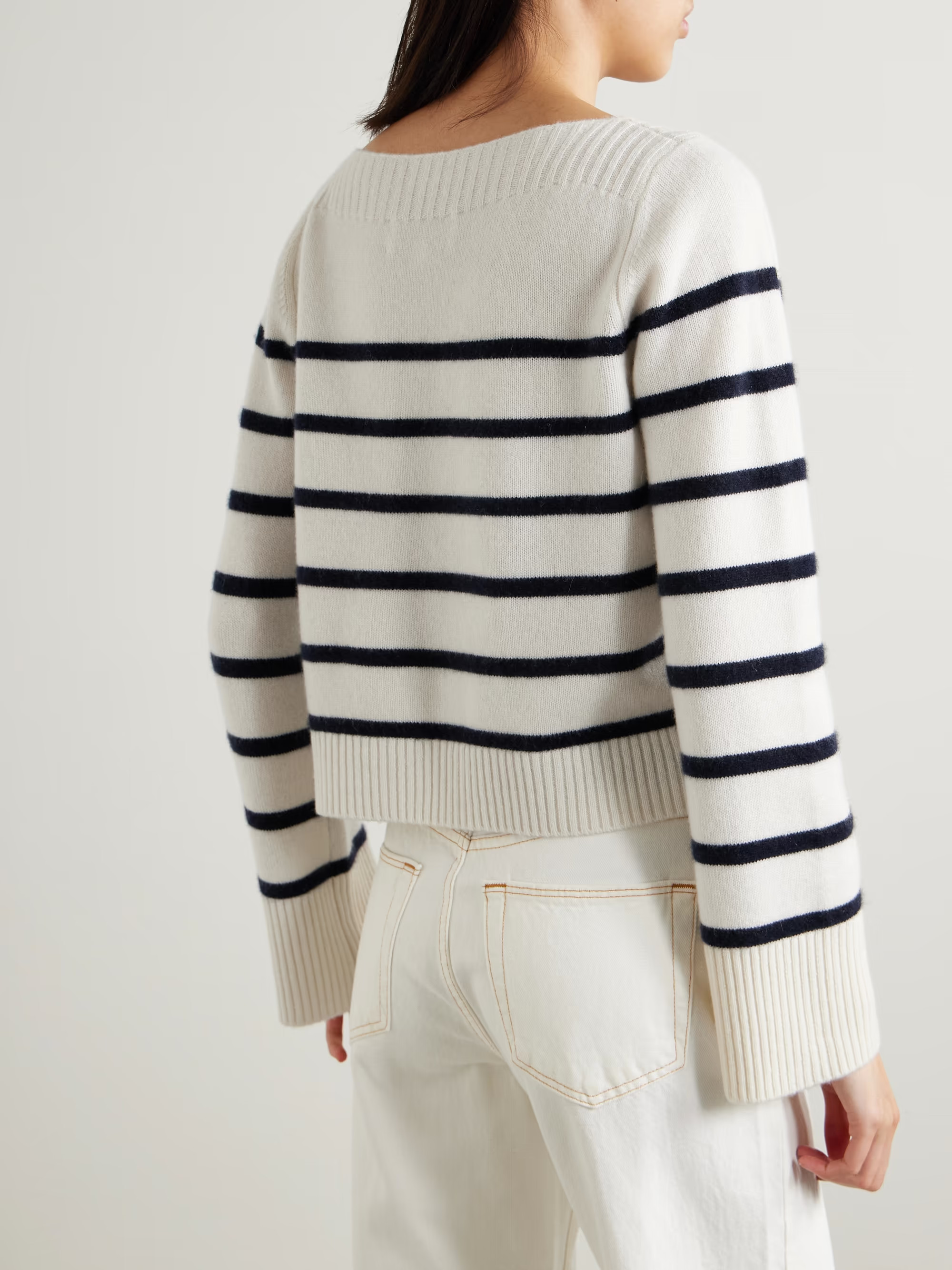 Breton striped cashmere sweater | NET-A-PORTER (US)