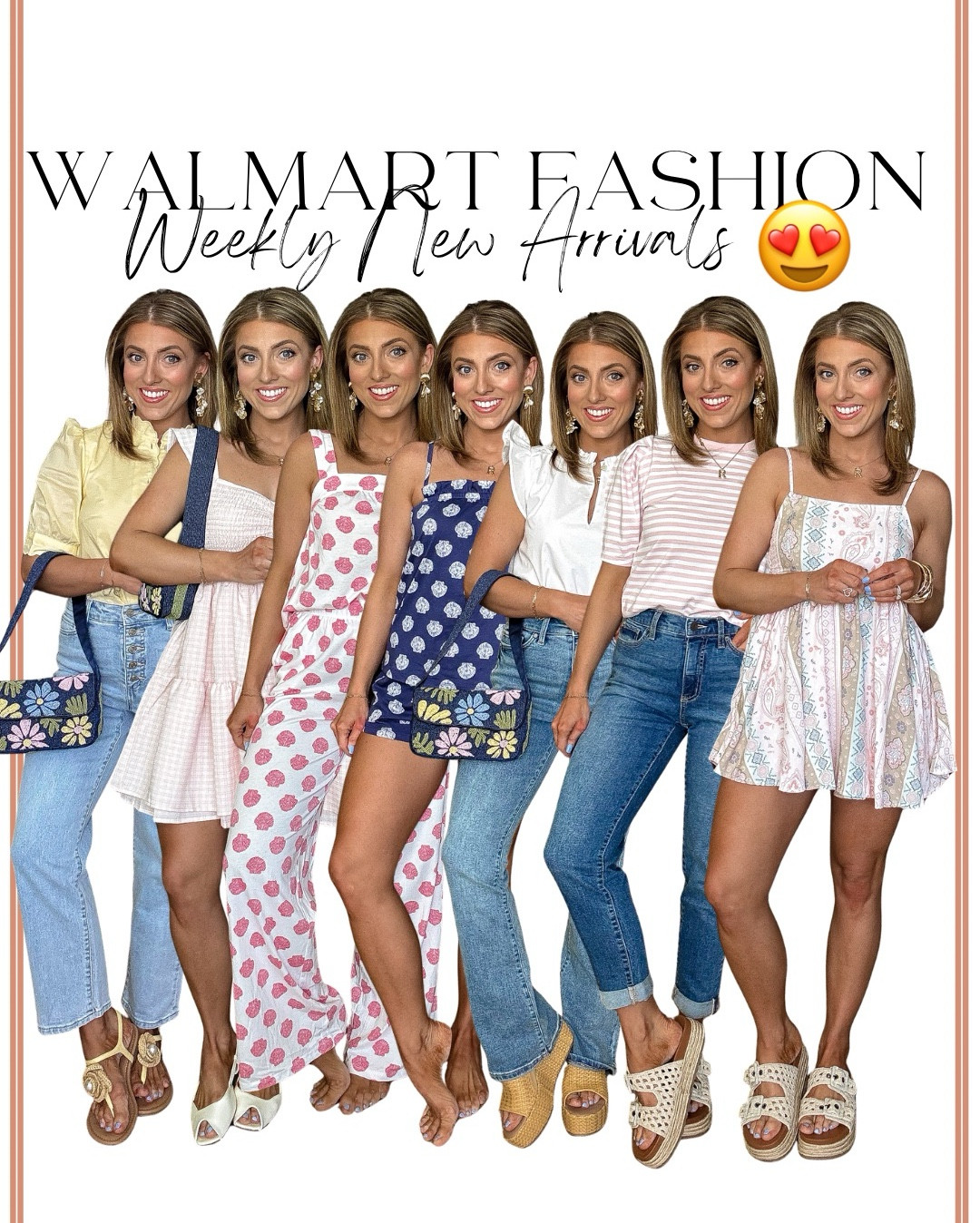 Walmart Fashion Weekly New Arrivals 😍

This week’s Walmart new arrivals haul is SO good!! I found the cutest mix of everyday outfits, spring dresses, comfy pajamas, denim, matching sets, and easy mom-life looks — and every single piece looks like it came from a high-end boutique but the prices are exactly why I love shopping Walmart.

So many great spring outfit ideas, lightweight layers, fun prints, and pieces you can wear now and all the way into summer. I also found the sweetest pajamas, casual sets, and throw-on outfits that are perfect for busy days, school drop-off, errands, or weekend plans.

If you love finding pieces that look expensive but are actually affordable… this haul is one of my favorites lately. Walmart fashion just keeps getting better every week 🤍

#walmartfashion #walmartnewarrivals #walmarthaul #affordablefashion #springoutfits #momstyle #everydayoutfits #walmartfinds #budgetfriendlyfashion #springfashion #walmartstyle #casualoutfits #dressfinds #matchingsets #lookforless #momlifeoutfits #walmartclothing #springhaul #fashiondeals #styledonabudget

#LTKPetite #LTKootd