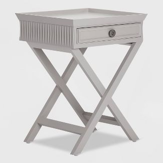 Ashby Nightstand with Drawer Gray - Finch | Target