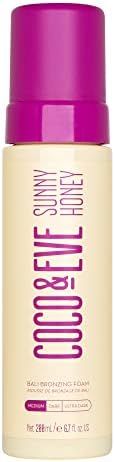 Amazon.com: Coco & Eve Sunny Honey Bali Bronzing Self Tanner Mousse - All Natural Sunless Tanning... | Amazon (US)