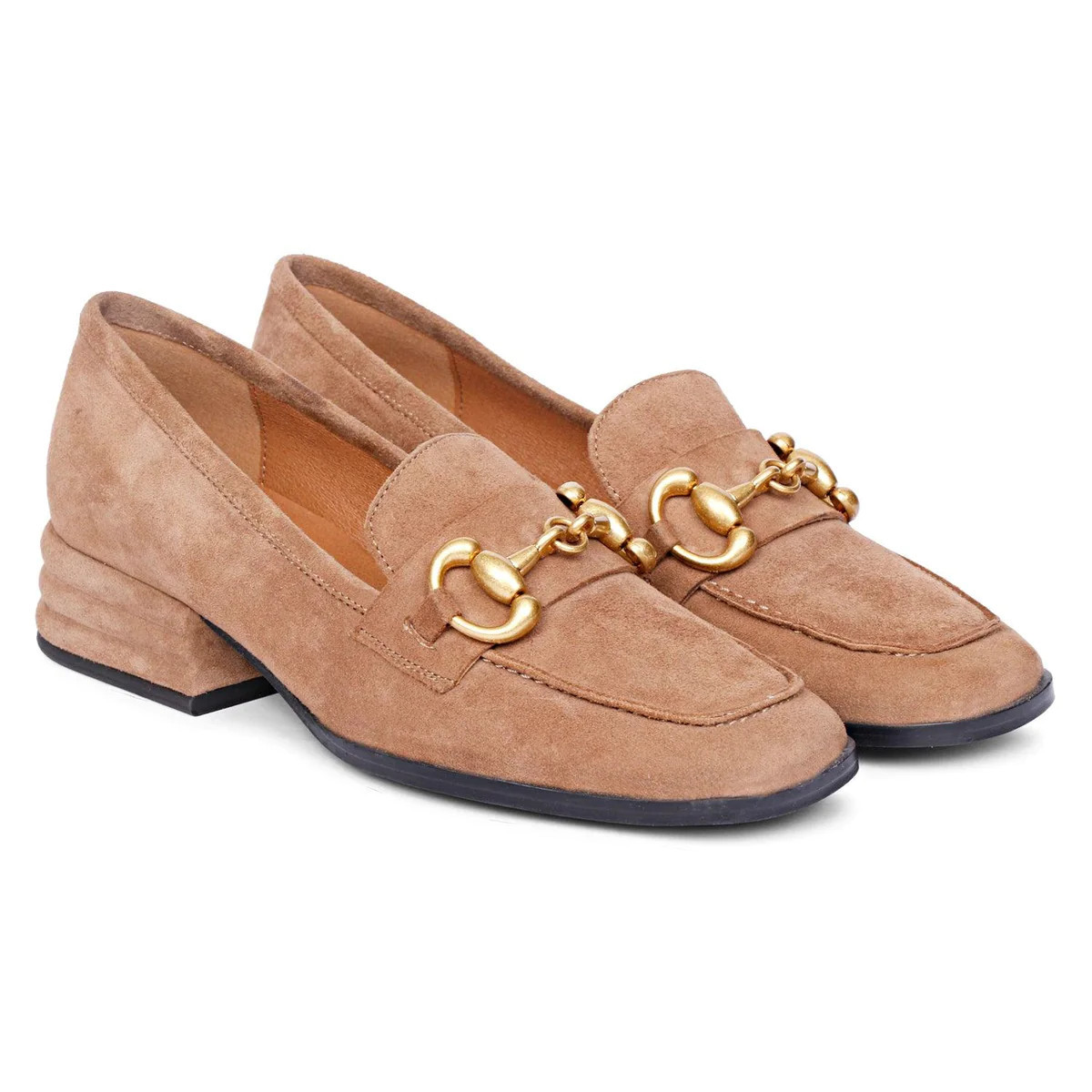 Jenny Taupe Suede Loafer | FUTURE BRANDS GROUP