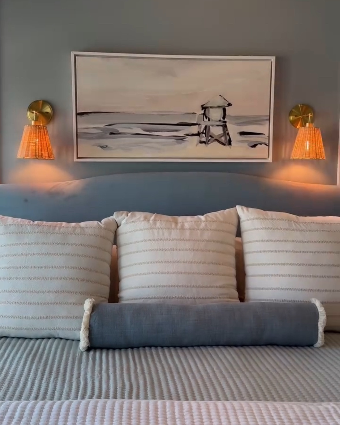 Coastal vibes in this serene bedroom from one of our projects 🌊🛏️ Here are some exact and similar items to help you bring this relaxed style to your home. 
#CoastalBedroom #BeachHouseVibes #CoastalDecor #BedroomInspo #SereneSpaces #InteriorDesign #CoastalHome #NaturalTextures #DreamyBedroom #RoomMakeover #HomeInspiration #NeutralDecor #BeachyStyle #BeSoYou #CoastalLiving #DesignInspo #HomeProjects



#LTKHome