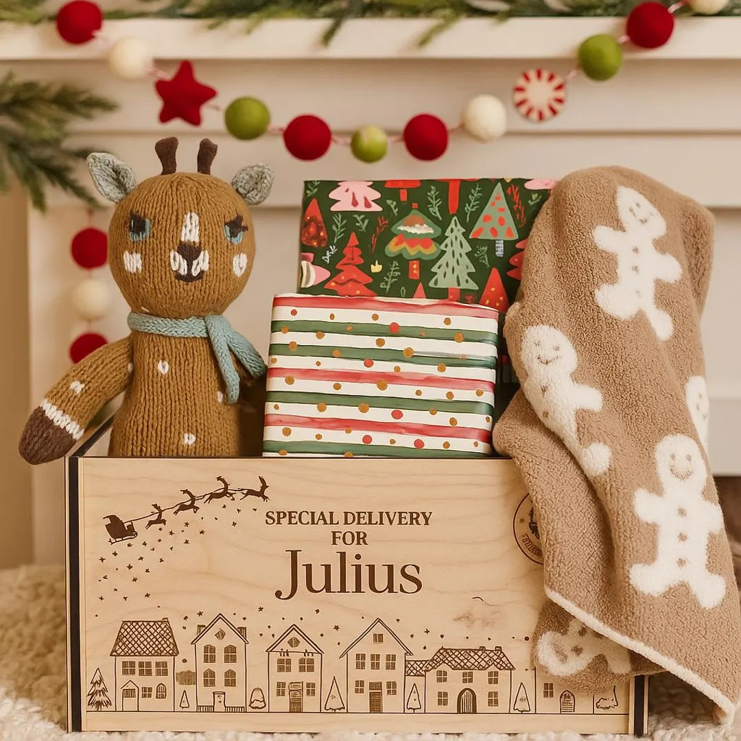 Personalized Christmas Eve Box – Special Delivery Keepsake | reusable crate | Santa Gift | Nort... | Etsy (US)